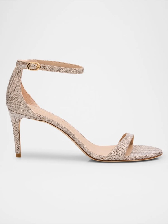Stuart Weitzman Shoes - Stuart Weitzman • Nudist poudre shimmer minimalistic sandal